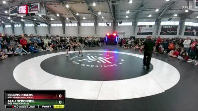 80 lbs 1st Place Match - Riggins Rogers, Apex Grappling Academy vs Beau Mcdonnell, Ryse Wrestling Club