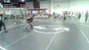 95 lbs Quarterfinal - Tanner Baxter, McKinleyville vs Dominic Marmolejo, Gold Rush Wr Ac