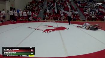 150 lbs Round 3 (16 Team) - Isaiah Slaughter, Oak Mountain vs Cannon Ford, Homewood Hs