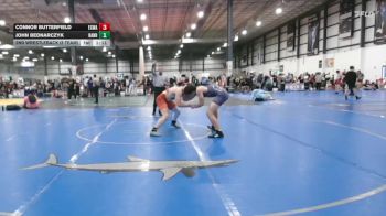 157 lbs 2nd Wrestleback (8 Team) - John Bednarczyk, HANOVER HAWKEYE vs Connor Butterfield, EASTERN CAROLINA WRESTLING ACADEMY