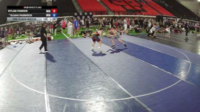 138 lbs 2nd Place Match - Dylan Parker, Nevada vs Elijah Paddock, Nevada