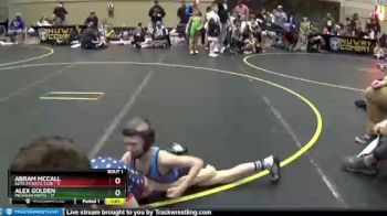 65 lbs Round 1 (3 Team) - ABRAM MCCALL, Elite Athletic Club vs Alex Golden, Michigan Mutts