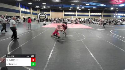 149 lbs Semifinal - Sabian Russell, Live Training vs Luis Solis, Pounders WC