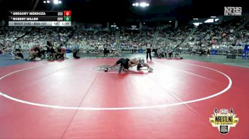 B5A-157 lbs Quarterfinal - Gregory Mendoza, Del City vs Robert Miller, Edison Prep