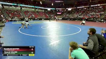 D2-132 lbs Cons. Semi - Teague Holzer, Saint Croix Central vs Blakelee Bastien, Luxemburg-Casco