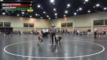 70 lbs Finals (2 Team) - Breckin Wittenburg, Iowa Black vs Graeme Brown, Missouri Black