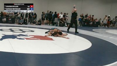 55 kg Cons. Rd Of 16 - Colton Wyller, Illinois vs Nathan Reynolds, Monster Garage Wrestling