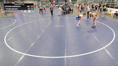 Junior Boys - 165 lbs Cons. Semis - Xayvion Anderson, Viking Wrestling Club (IA) vs Kyler Knaack, Immortal Athletics WC