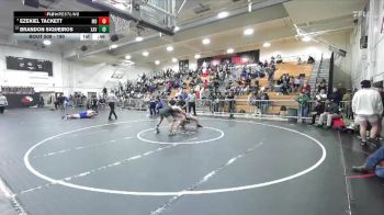 190 lbs Cons. Round 3 - Brandon Siqueiros, Xavier Prep vs Ezekiel Tackett, Mater Dei