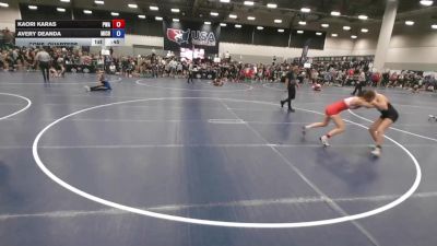 115 lbs Cons. Quarters - Kaori Karas, PSF Wrestling Academy vs Avery DeAnda, Michigan