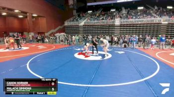 157 lbs Champ. Round 1 - Zachary Welling, Evanston Elite Wrestling Club vs Brady Garoutte, Moorcroft Mat Masters Wrestling Club