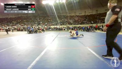 B4A-126 lbs Quarterfinal - Brady Larson, Harrah vs Jagen Jones, Skiatook