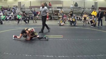 60 lbs Round 2 (4 Team) - Kiernin Ryznar, Michigan Matcats vs Mayhem Garza, ARES Red