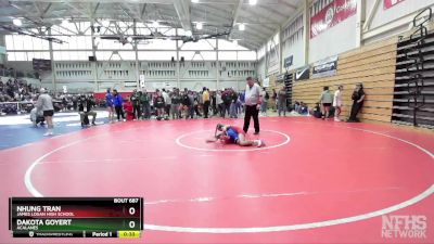 105 (107) Cons. Round 5 - Nhung Tran, James Logan High School vs Dakota Goyert, Acalanes