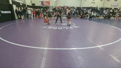 110 Open Cons. Round 3 - Damiyah Smith, Iowa Central Community College vs Alyssa Olson, Morningside