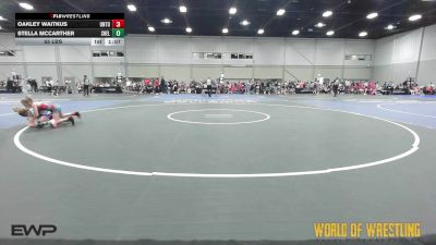 55 lbs Rr Rnd 2 - Oakley Waitkus, Untouchables Girls Black vs Stella McCarther, Shelton Wrestling Academy K-6