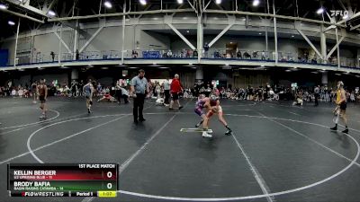 72 lbs Finals (2 Team) - Brody Bafia, Ragin Raisins Catawba vs Kellin Berger, U2 Uprising Blue