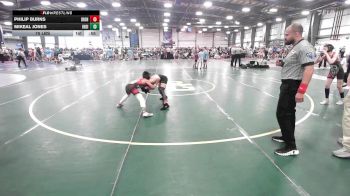 75 lbs Rr Rnd 2 - Philip Burns, Iron Faith Wrestling vs Mikeal Jones, Indiana Outlaws Maroon