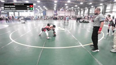 75 lbs Rr Rnd 2 - Philip Burns, Iron Faith Wrestling vs Mikeal Jones, Indiana Outlaws Maroon