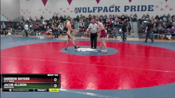 152 lbs Semifinal - Jacob Allison, Aberdeen vs Andrew Snyder, W. F. West