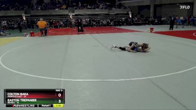 90 lbs Quarterfinal - Easton Trepanier, Bemidji vs Colton Baka, Mankato East