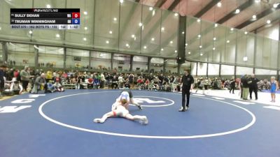 16U Boys FS - 132 lbs Cons. Round 4 - Sully DeHan, WA vs Truman Winningham, OR