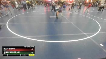 132 lbs Cons. Round 3 - Kaedun Goodman, NE vs Matt Bryant, TN