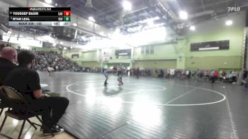 132 lbs Cons. Round 2 - Youssef Basri, CARSON vs Ryan Leal, El Camino Real