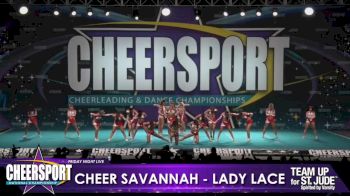 Cheer Savannah - Lady Lace [2020 L6 Senior Small Day 1] 2020 CHEERSPORT Nationals: Friday Night Live