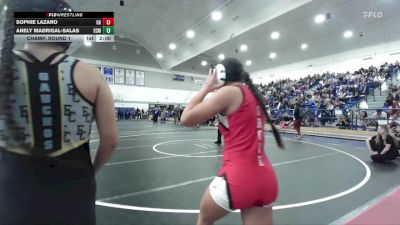 125 lbs Champ. Round 1 - Sophie Lazaro, Garden Grove vs Anely Madrigal-Salas, El Capitan/Merced