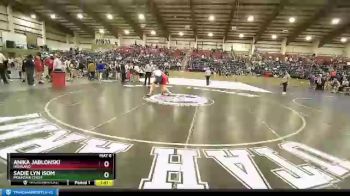 130 lbs Cons. Round 1 - Sadie Lyn Isom, Mountain Crest vs Anika Jablonski, Highland