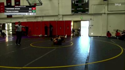 133 lbs Cons. Round 5 - Elijah Flores, Cerritos College vs Davonne Dixon, Mt. Sac