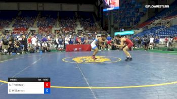 145 lbs Rnd Of 16 - Adam Thebeau, Illinois vs Cyrus Williams, Florida