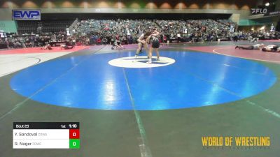 175 lbs Quarterfinal - Ylyana Sandoval, COWA vs Ryley Nager, FordDynasty Wrestling Club