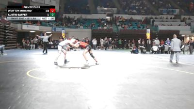 157 lbs Round Of 16 - Drayton Howard, Stratford vs Austin Saffer, Indian Land
