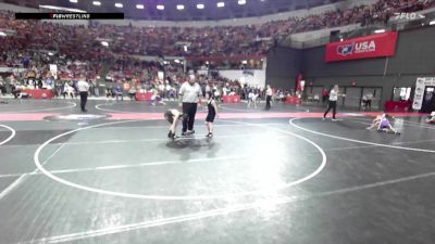 80 lbs Cons. Round 2 - Kable Bacha, Wolfpack vs Knox Bruins, Waupun Youth Wrestling