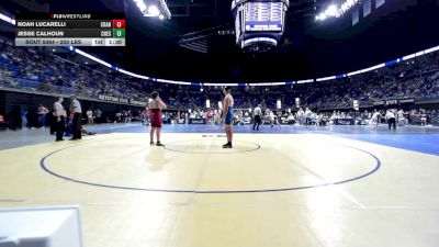 250 lbs Consy 1 - Noah Lucarelli, Cranberry vs Jesse Calhoun, Chestnut Ridge