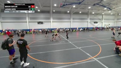 120 lbs Champ. Round 1 - Mason Saylor, Unattached vs Lazaro Soto, Eagle Empire