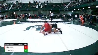 165 lbs Champ. Round 1 - Colton Blaha, Michigan State vs Tommy Bennett, Northern Illinois