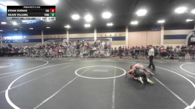 113 lbs Round Of 16 - Ethan Duenas, Friendly Hills vs Julius Villamil, Poway Elite