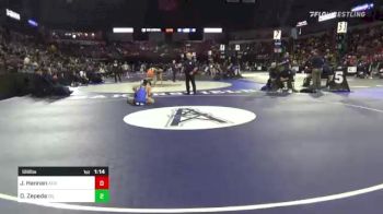 126 lbs Round Of 64 - Joshua Hannan, Arcata (NC) vs Daniel Zepeda, Gilroy (CC)