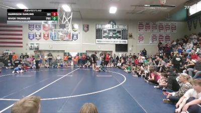 8 lbs Round 1 - Harrison Darling, Sailor Wrestling Club vs River Trumblee, Tripoli Panther Wrestling Club