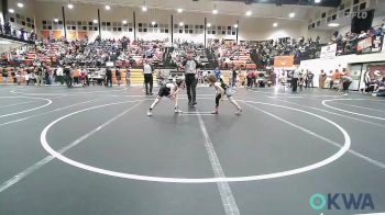 64 lbs 7th Place - Tristan Wilson (Monk), Fort Gibson Youth Wrestling vs Brady Hembree, Wyandotte Youth Wrestling