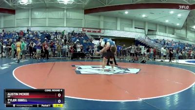 144 lbs Cons. Round 4 - Austin McKee, OH vs Tyler Isbell, OH