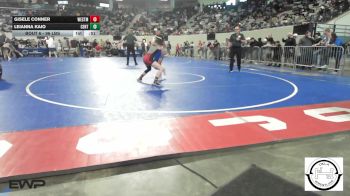 96 lbs Consi Of 8 #2 - Gisele Conner, Westmoore Wresting vs Leianna Kaio, Central Middle School