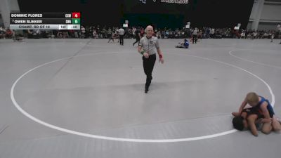 58 lbs Champ. Rd Of 16 - Owen Slinker, Sebolt Wrestling Academy vs Dominic Flores, Cory Clark Wrestling
