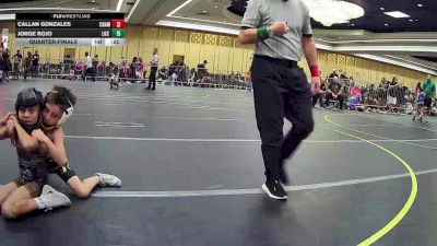 54 lbs Quarterfinal - Callan Gonzales, Champions WC vs Jorge Rojo, Los Bandidos