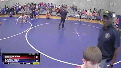 98 lbs Semifinal - Gage Stockton, Team Quest vs Clayton Cook, All-Phase Wrestling