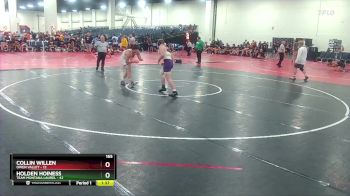 165 lbs Round 4 (10 Team) - Collin Willen, Owen Valley vs Holden Hoiness, Team Montana Laurel