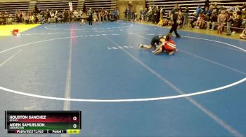 90 lbs Cons. Round 2 - Aiden Samuelson, Crookston vs Houston Sanchez, GMLOS